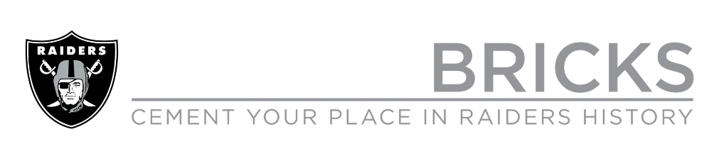 Raiders Foundation Legacy Brick Program